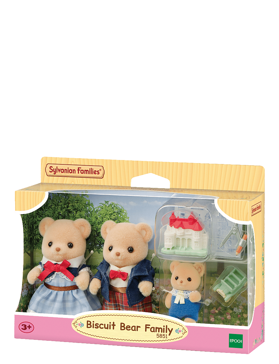 Sylvanian families - Biscuit Bear Family - legesæt - mixed - 0