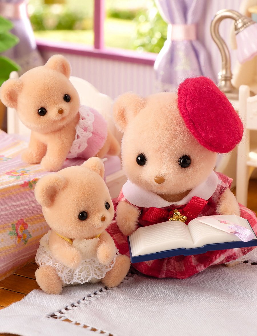 Sylvanian families - Biscuit Bear Twins - legesæt - mixed - 2