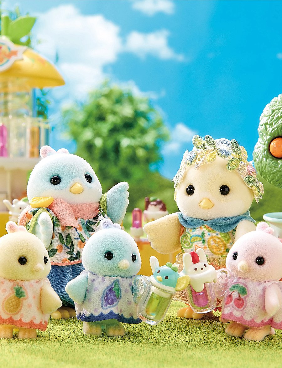 Sylvanian families - Citrus Bird Family - legesæt - mixed - 0