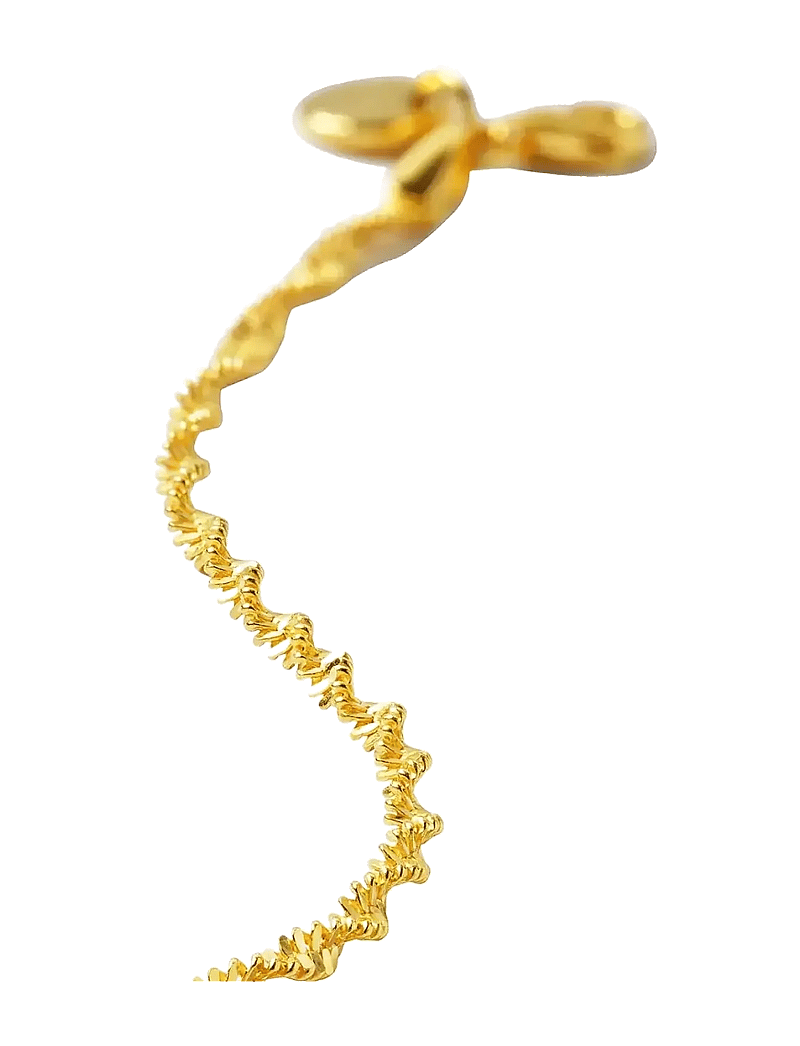 Syster P - Herringbone Twisted Bracelet Gold - kettenarmbänder - gold - 2