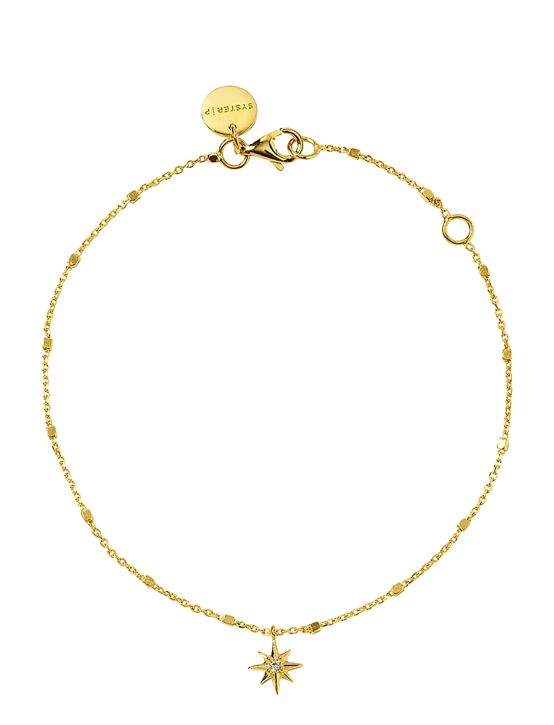 Syster P - North Star Bracelet Gold - kædearmbånd - gold - 1