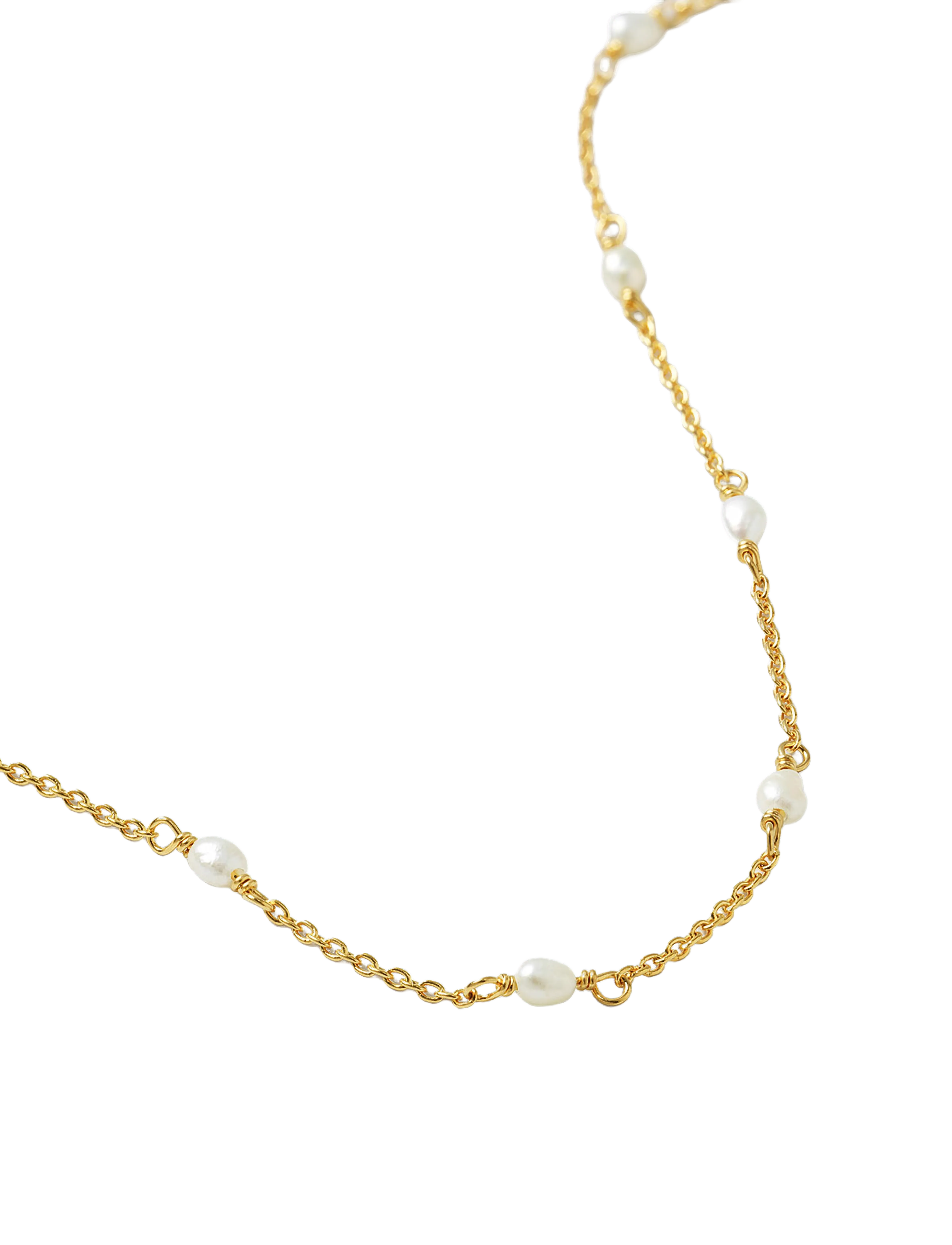 Syster P - Treasure Multi Pearl Bracelet Gold - kettenarmbänder - gold - 2