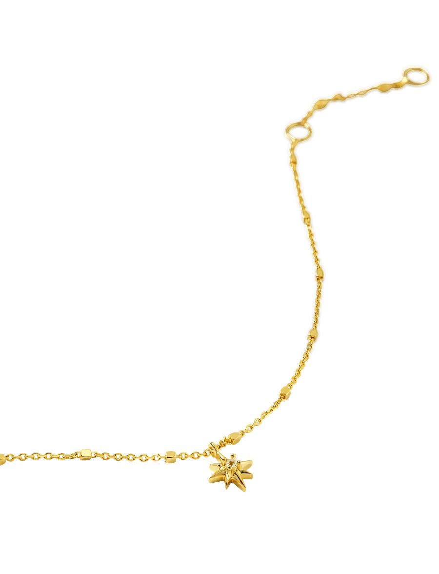 Syster P - North Star Bracelet Gold - kædearmbånd - gold - 2