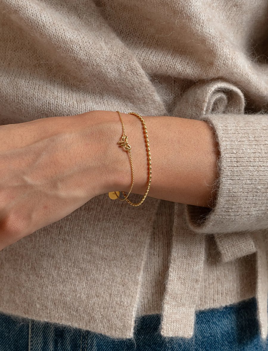 Syster P - Rosie Mini Bracelet Gold - chain bracelets - gold - 0