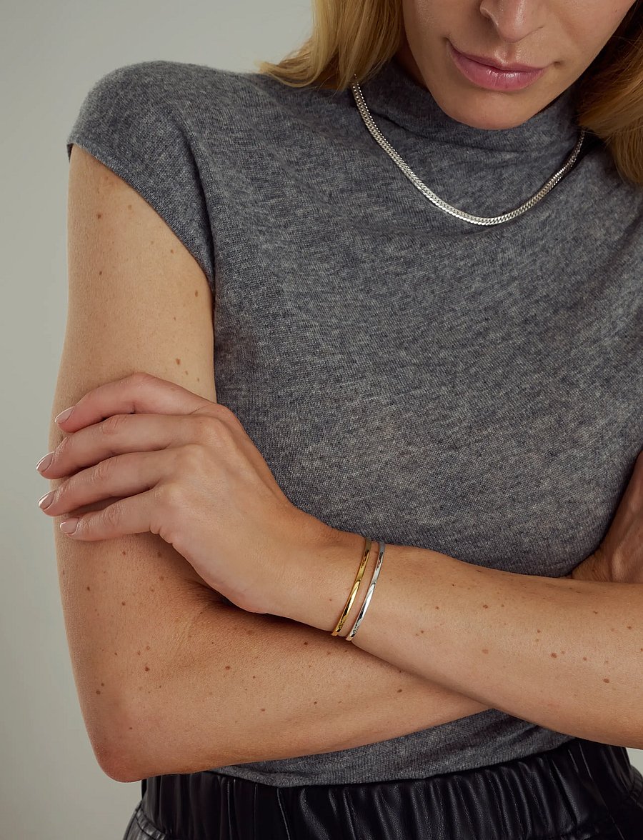 Syster P - Cavelle Plain Bangle Gold - gold - 0
