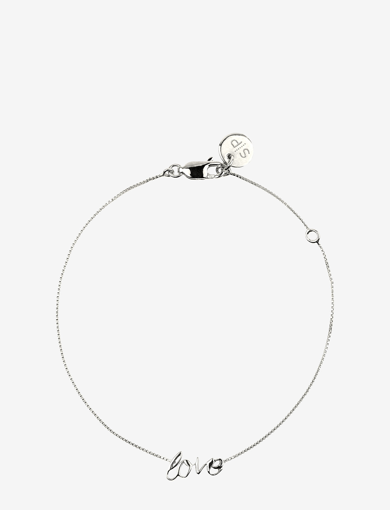 Syster P - Snap Bracelet Love Silver - silver - 0