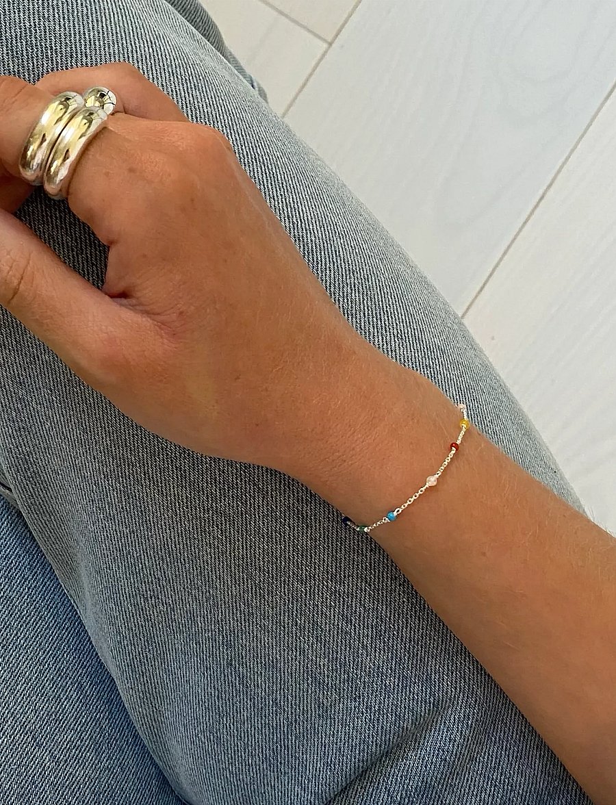 Syster P - Santa Monica Bracelet Silver - kedjearmband - silver - 4