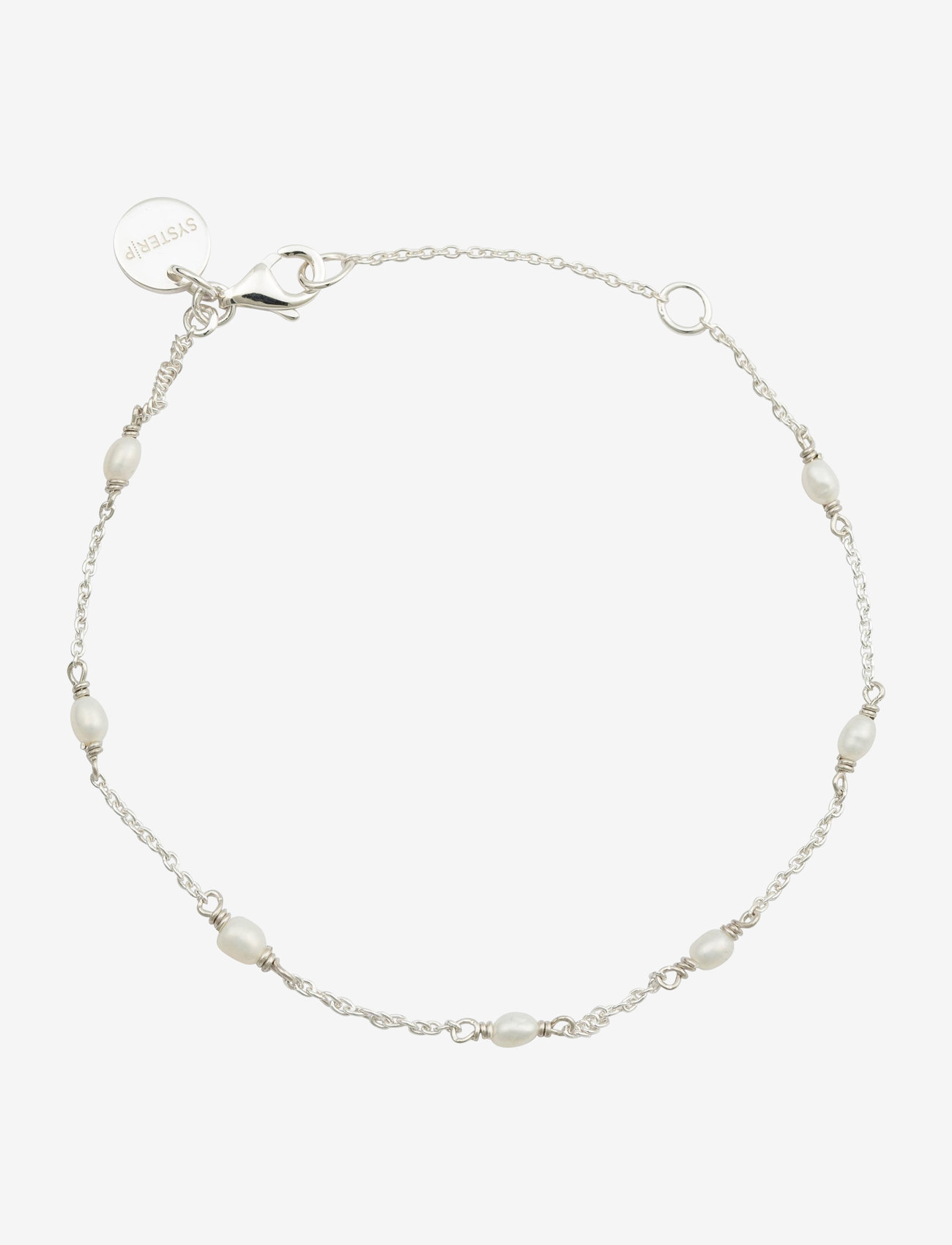 Syster P - Treasure Multi Pearl Bracelet Silver - grandininės apyrankės - silver - 1