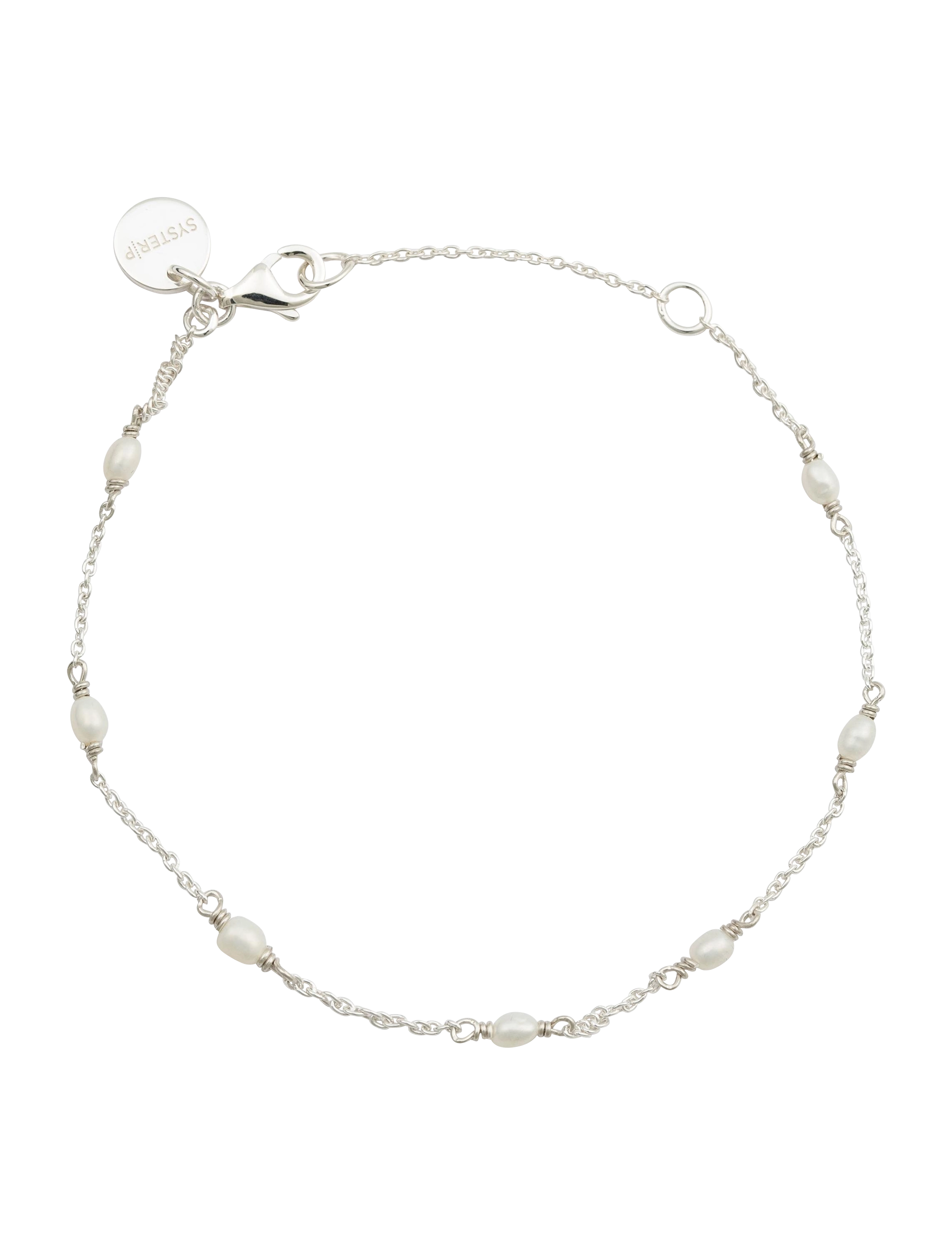 Syster P Treasure Multi Pearl Bracelet Silver - Armbänder - SILVER / silver