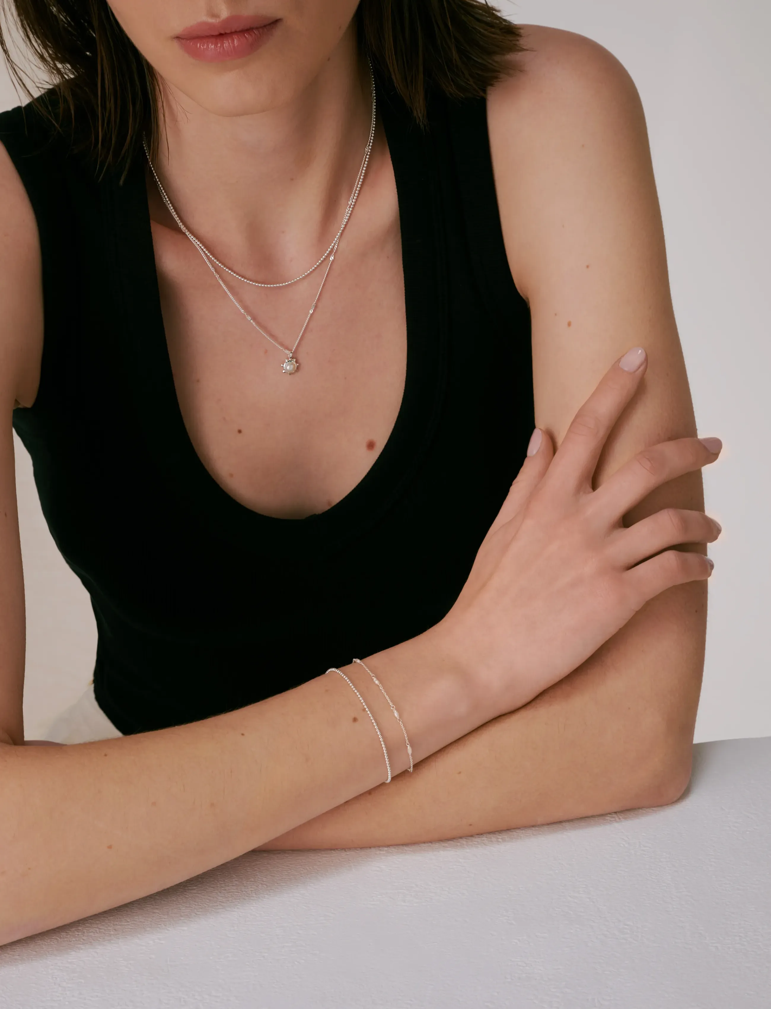 Syster P - Sheer Doria Bracelet Silver - armband - silver - 2
