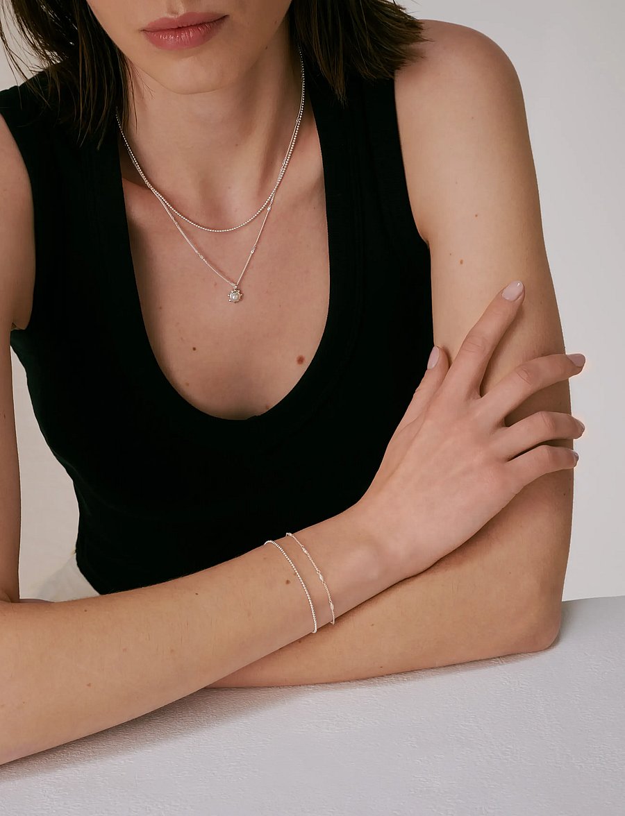 Syster P - Sheer Doria Bracelet Silver - silver - 2