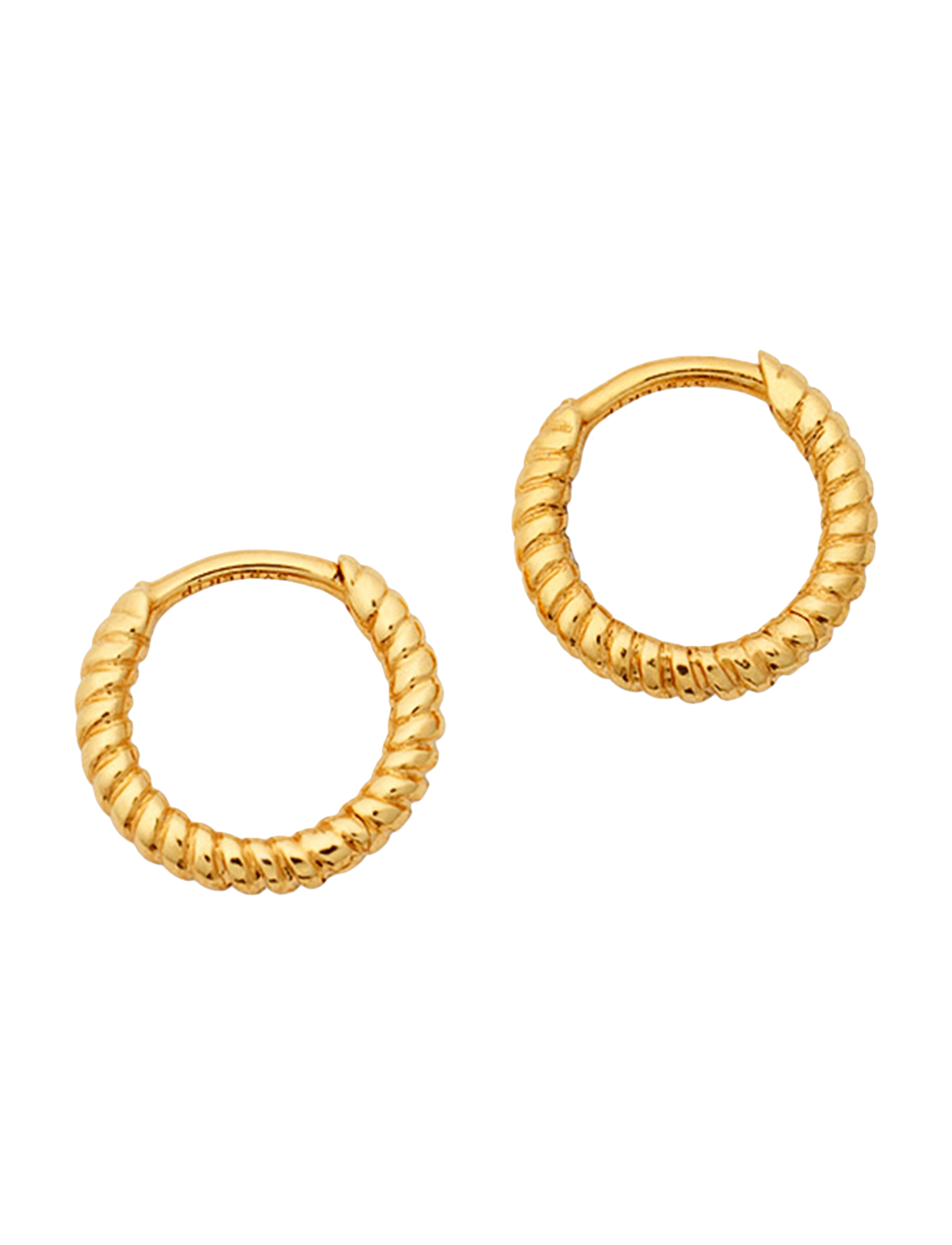 Syster P Beloved Twisted Small Hoops Gold - Accessoires - GOLD / gold