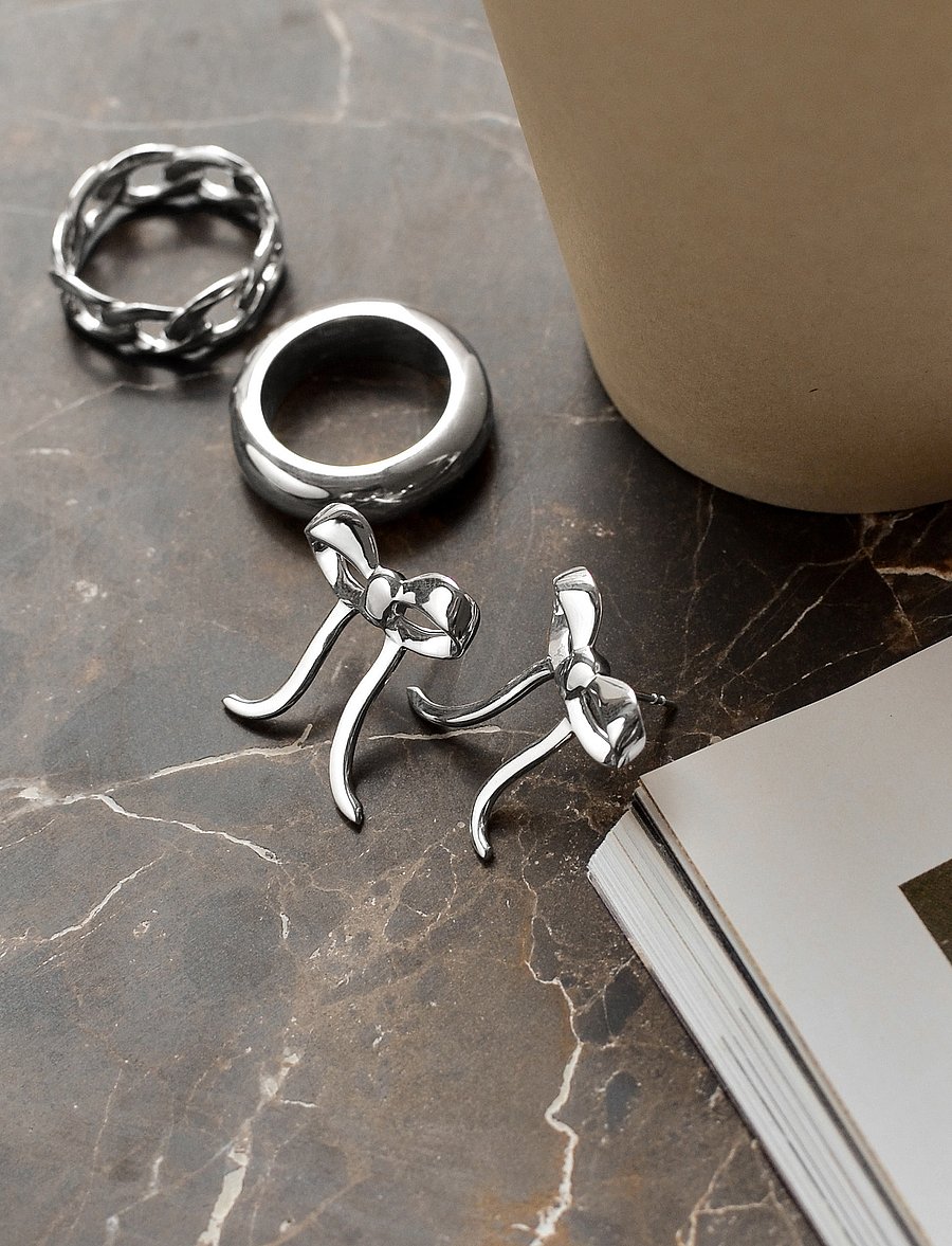 Syster P - Rosie Earrings - ohrstecker - silver - 2