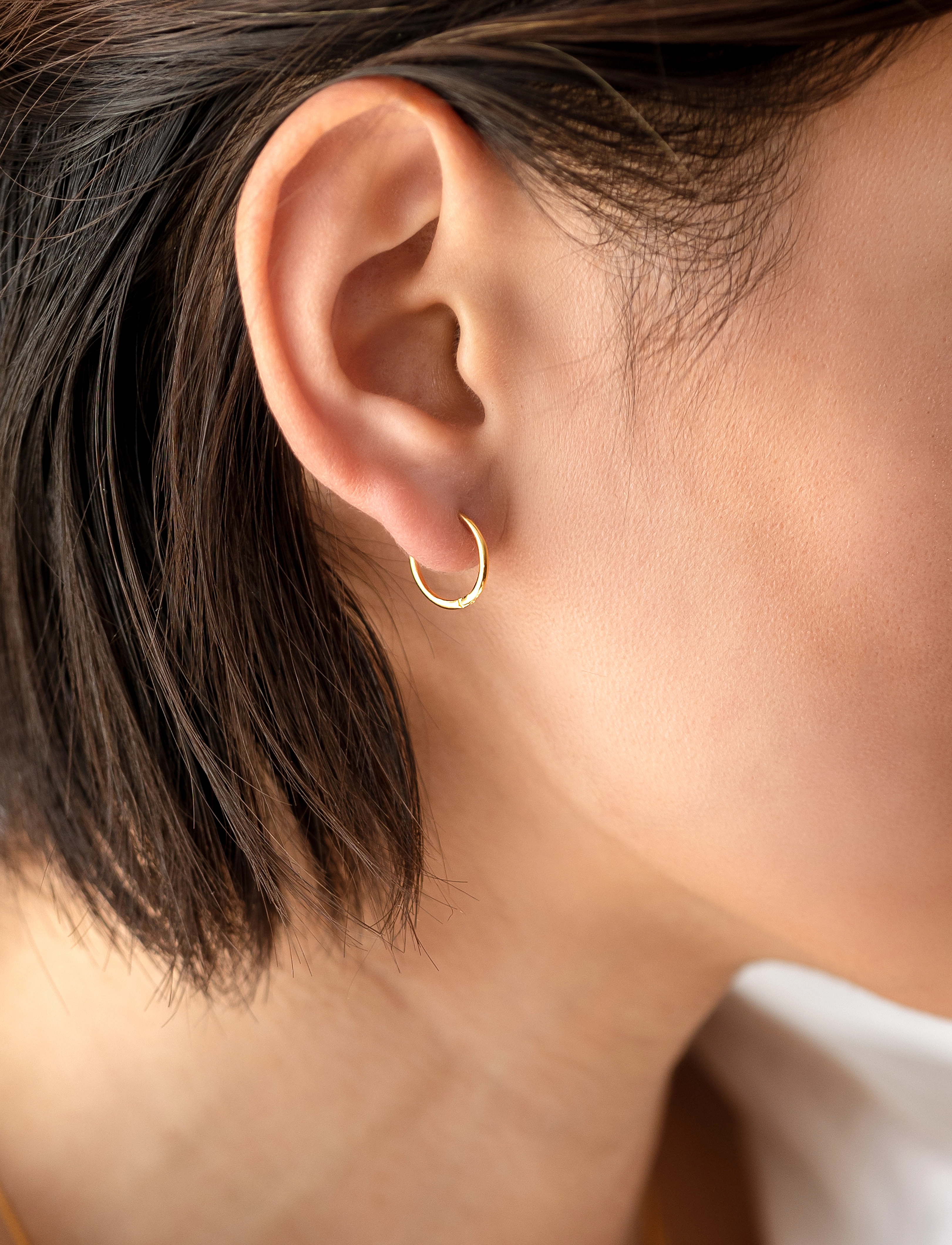 Syster P Beloved Small Hoops Gold, Kvinder, Små Creoler, Guld, Str: ONE SIZE