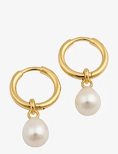 Treasure Pearl Hoops Gold, Syster P