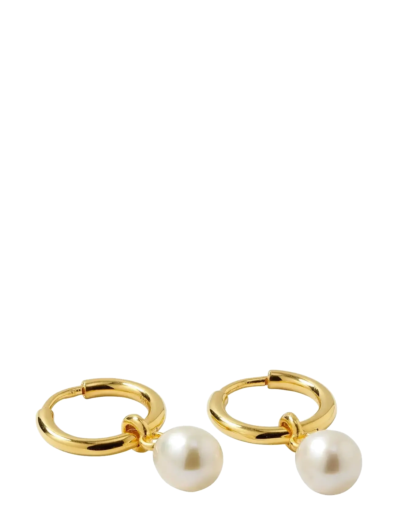 Syster P - Treasure Pearl Hoops Gold - kolczyki z pereł - gold - 2