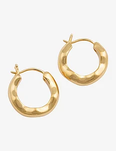 Bolded Wavy Earrings Gold, Syster P