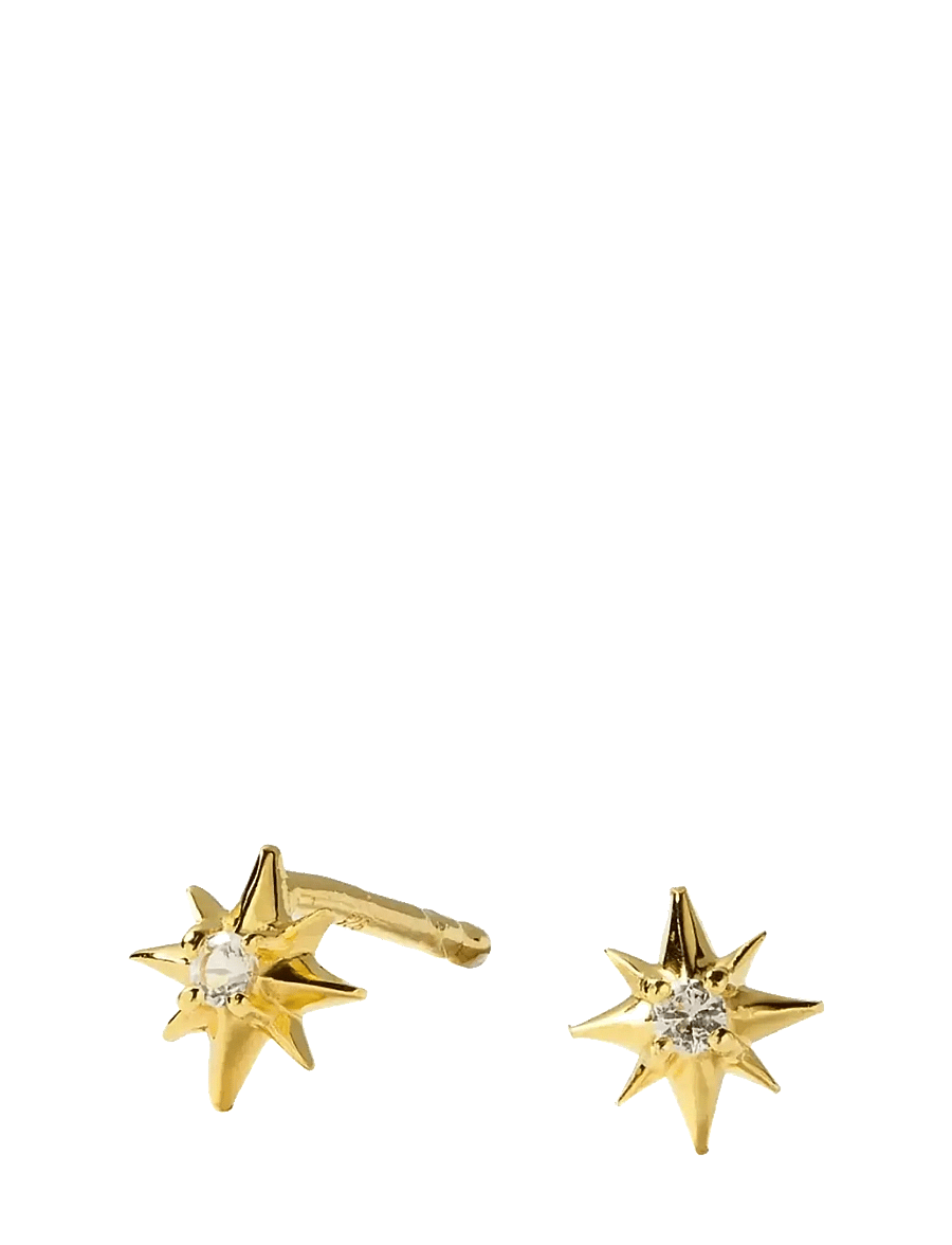 Syster P - North Star Stud Earrings Gold - neet-kõrvarõngad - gold - 1