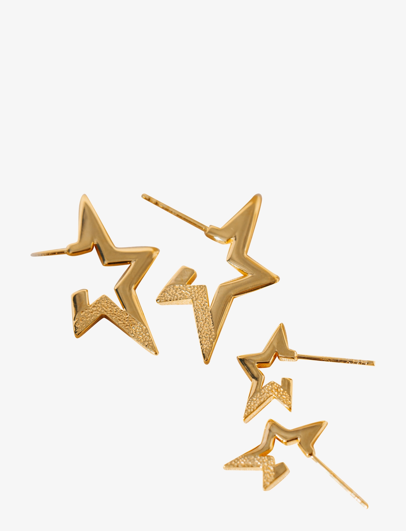 Syster P - Megastar Small Earrings Gold - gold - 1