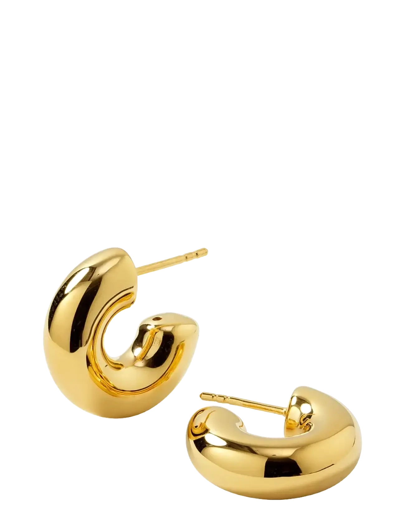 Bolded Little Sis Hoops Gold - GOLD