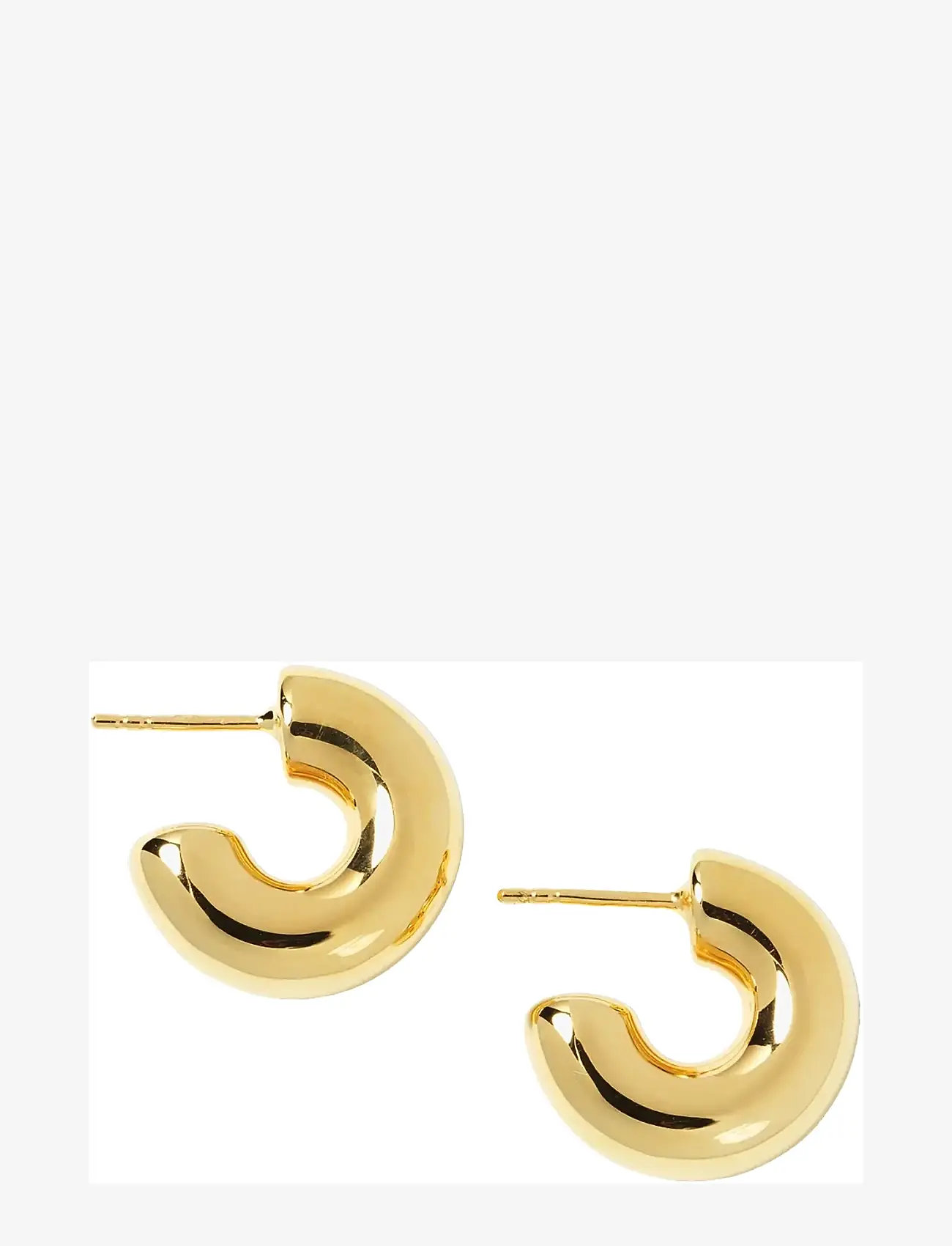Syster P - Bolded Little Sis Hoops Gold - hoops - gold - 2