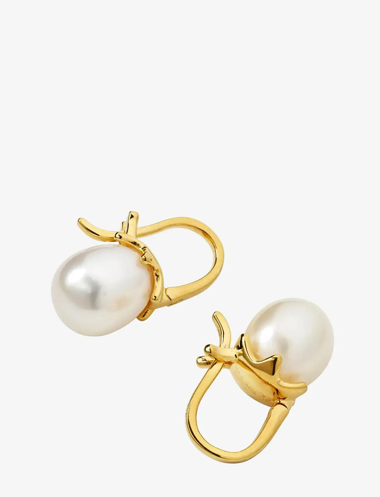 Syster P - Florentina Pearl Earrings Gold - perlenohrringe - gold - 2