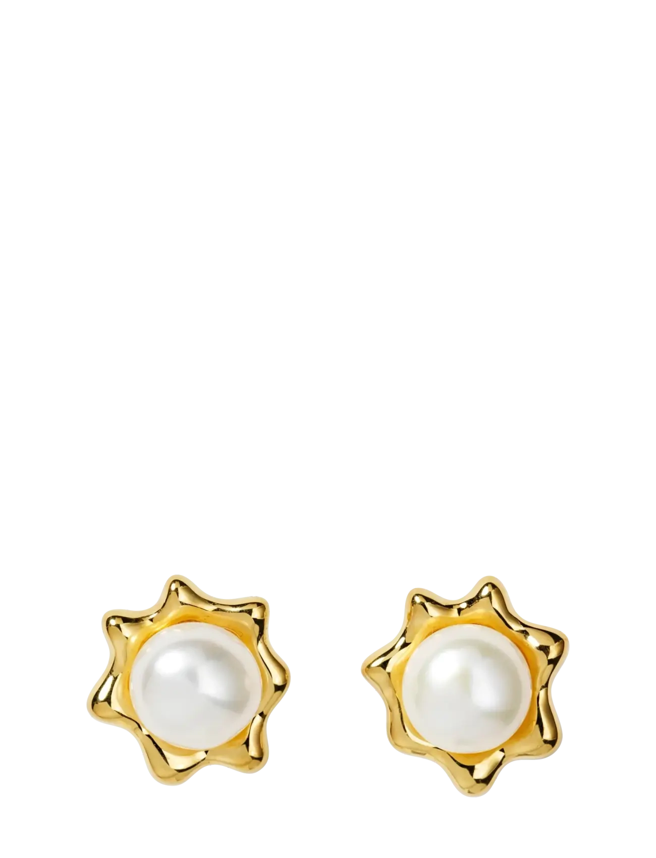 Syster P Florentina Pearl Studs Gold - Accessoires - GOLD / gold