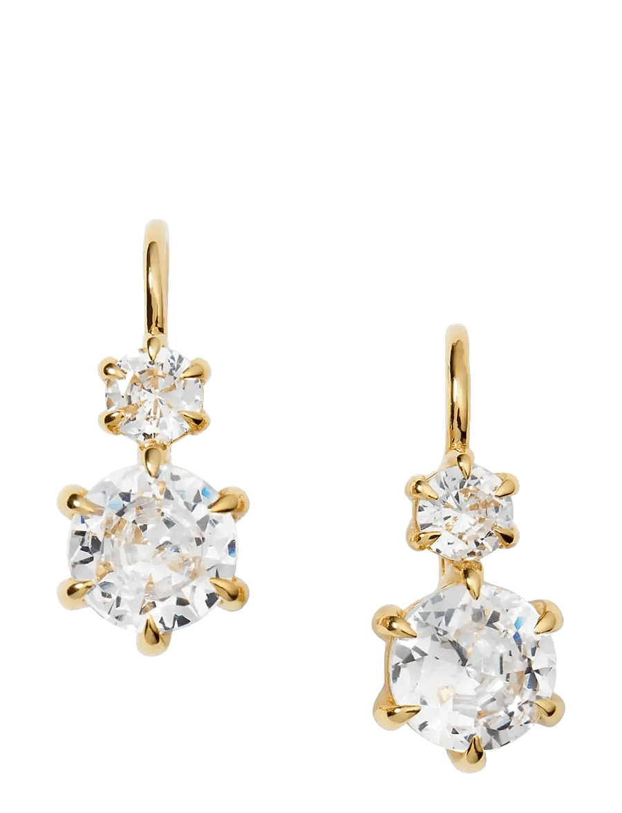 Syster P - Valora Earrings Gold - ohrhänger - gold - 1