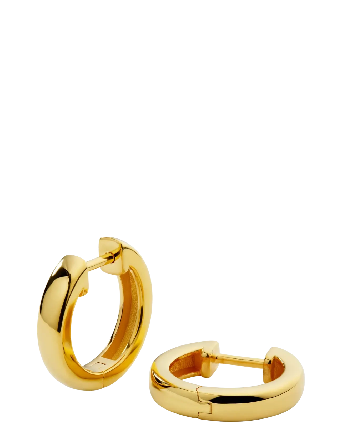 Syster P Cavelle Big Plain Hoops Gold - Everyday Style - GOLD / gold