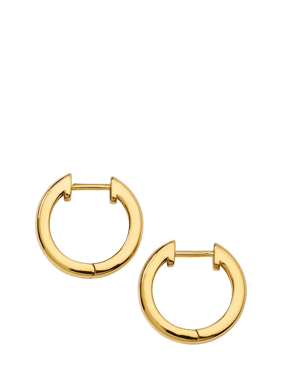 Syster P - Cavelle Big Plain Hoops Gold - hoops - gold - 2