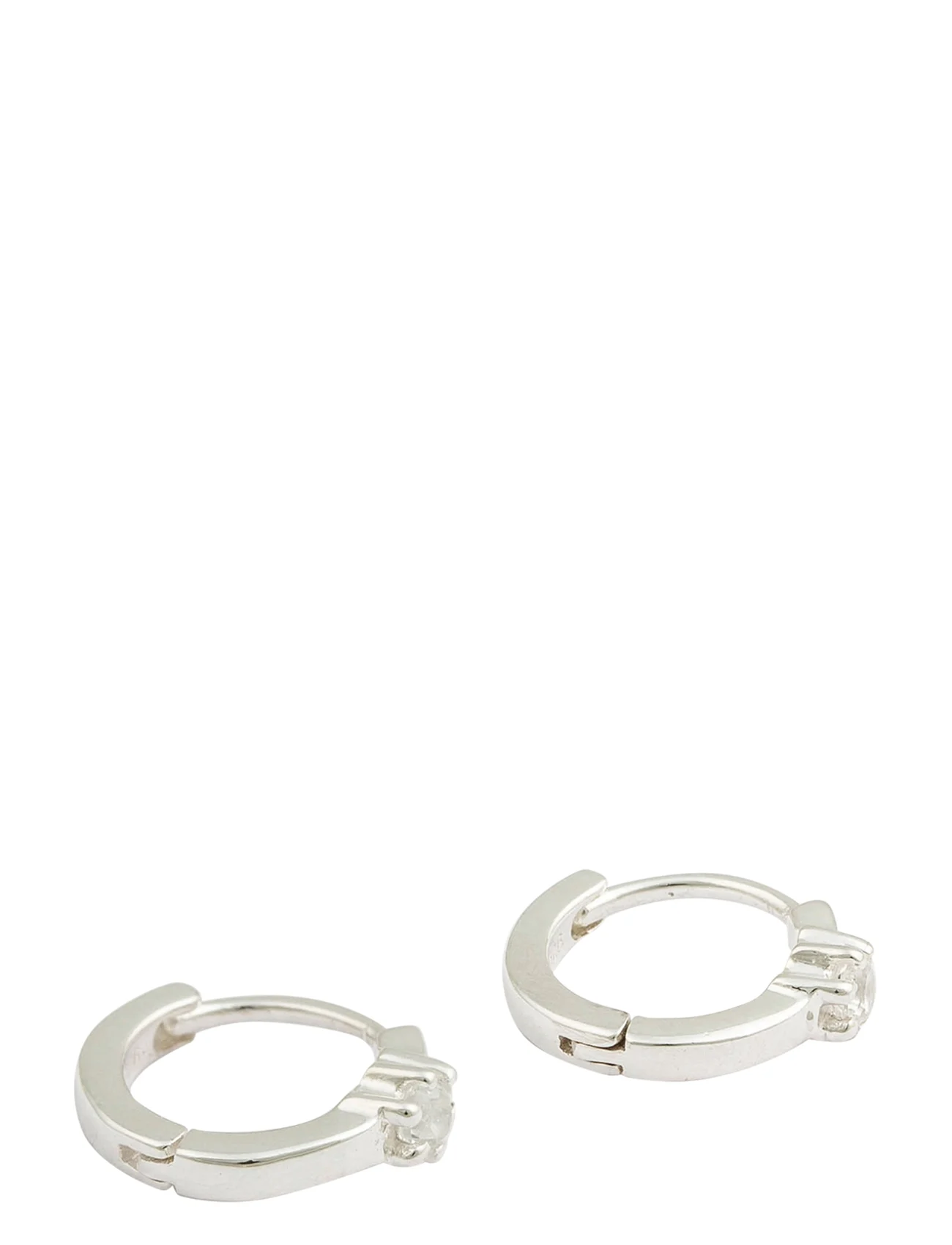 Syster P - Mini Princess Hoop Earrings Silver - creoler & hoops - silver - 1