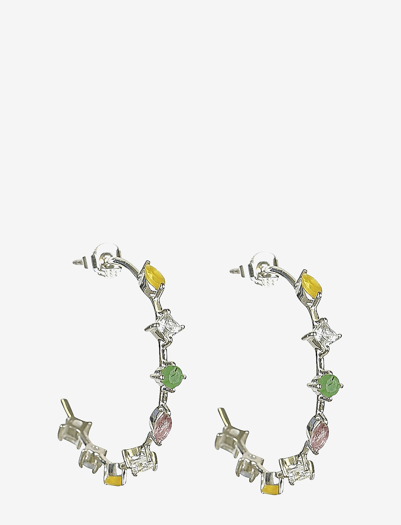 Syster P - Divine Hoop Earrings Silver - silver - 1