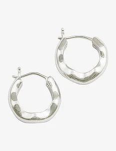 Bolded Wavy Earrings Silver, Syster P