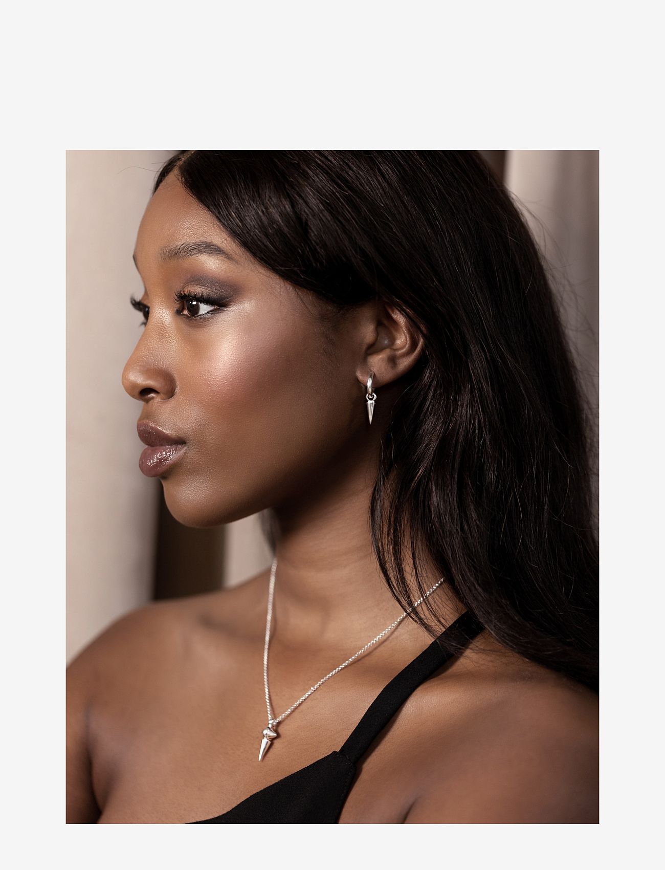 Syster P - Juno Single Hoop Silver - hoops - silver - 0