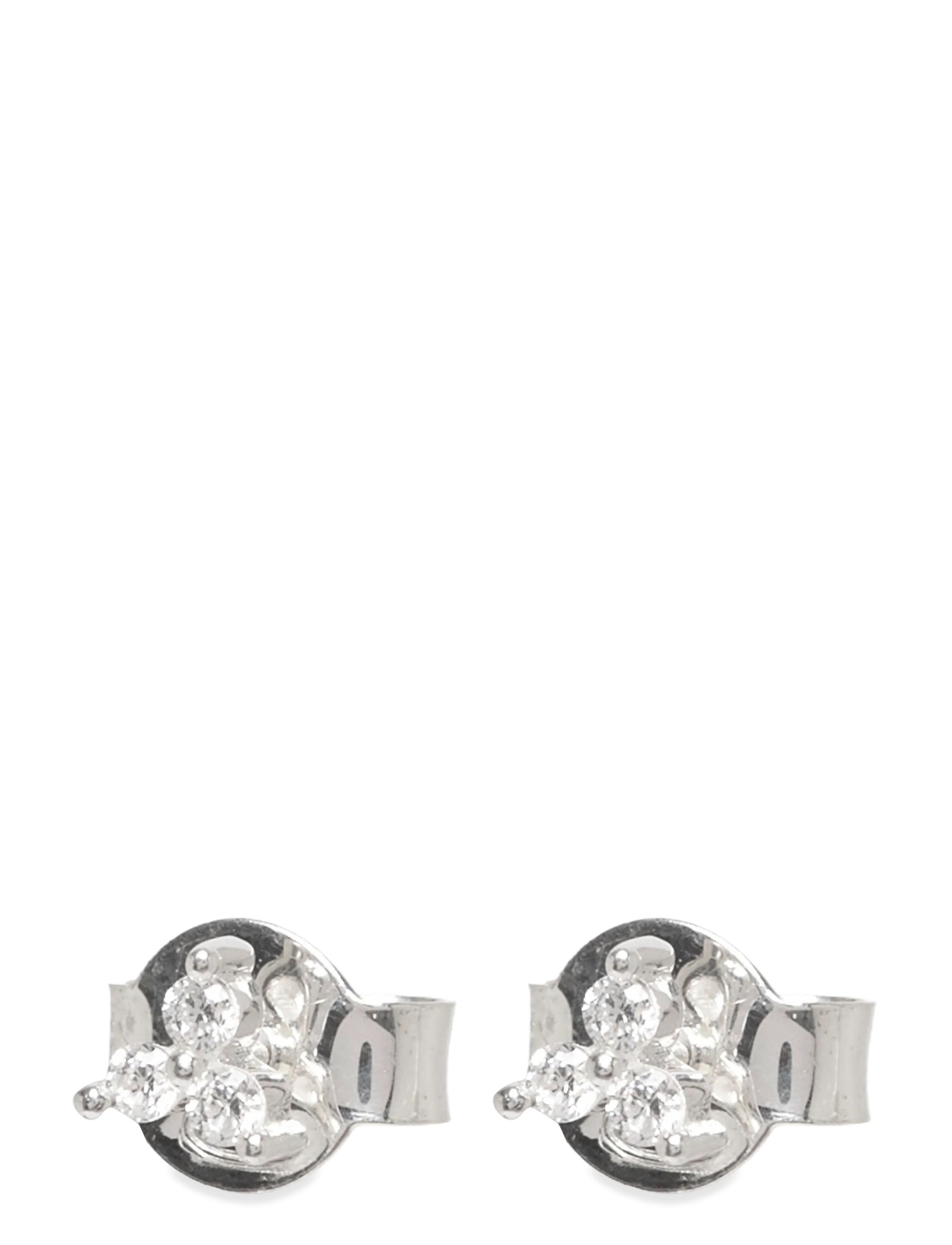 Syster P - Celestia Triple Stone Studs Silver - små øredobber - silver - 3