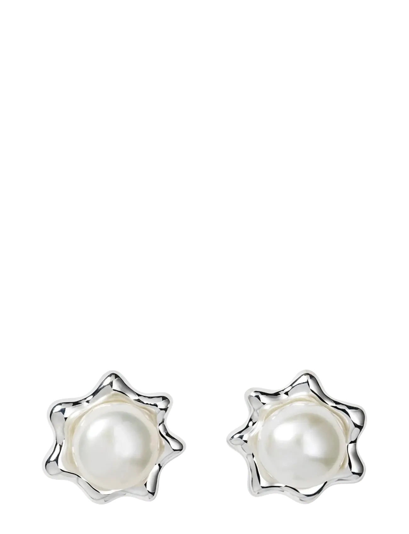SYSTER P Florentina Pearl Studs Silber Silber - One Size - Damen
