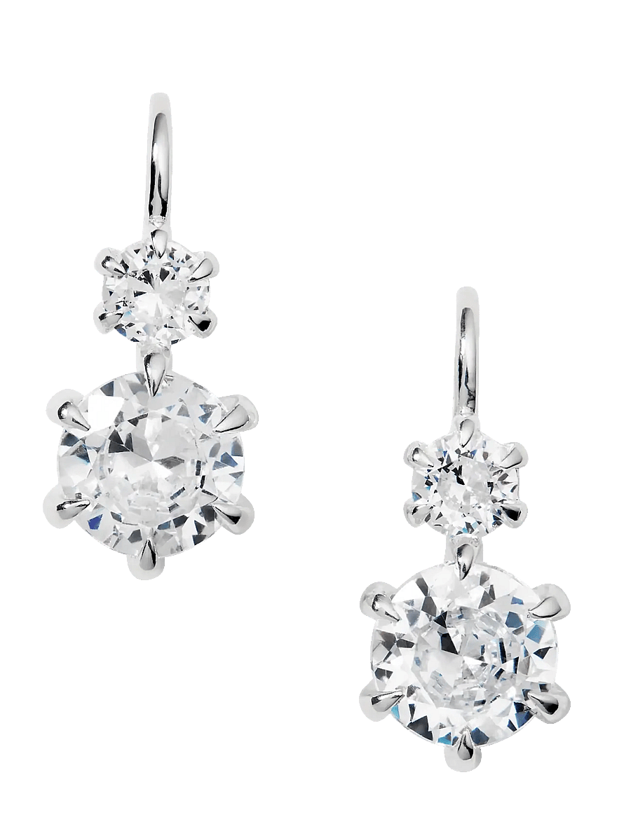 Syster P - Valora Earrings Silver - ohrhänger - silver - 1