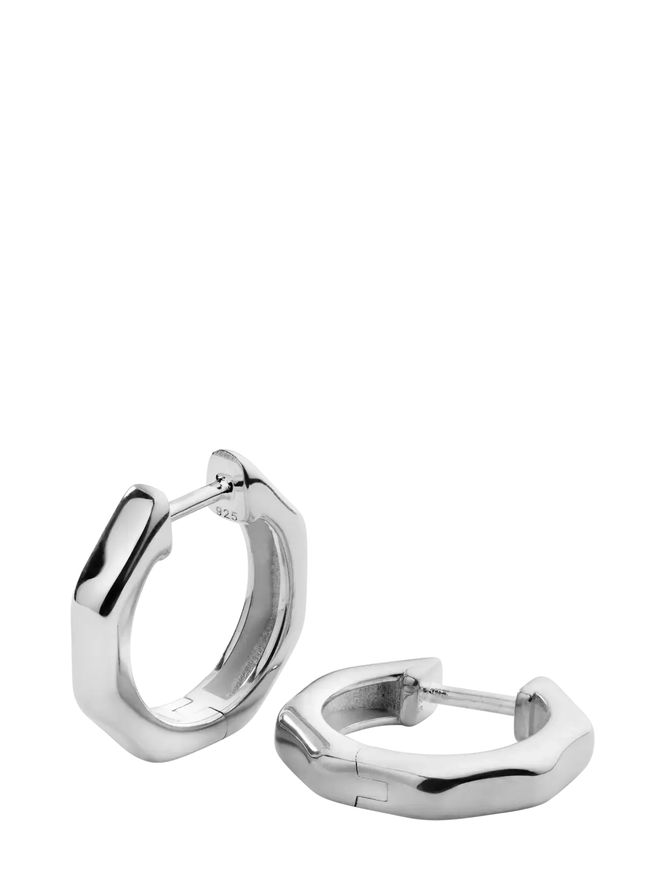 Syster P Cavelle Structured Hoops Silver, Kvinder, Creol Øreringe, Sølv, Str: ONE SIZE