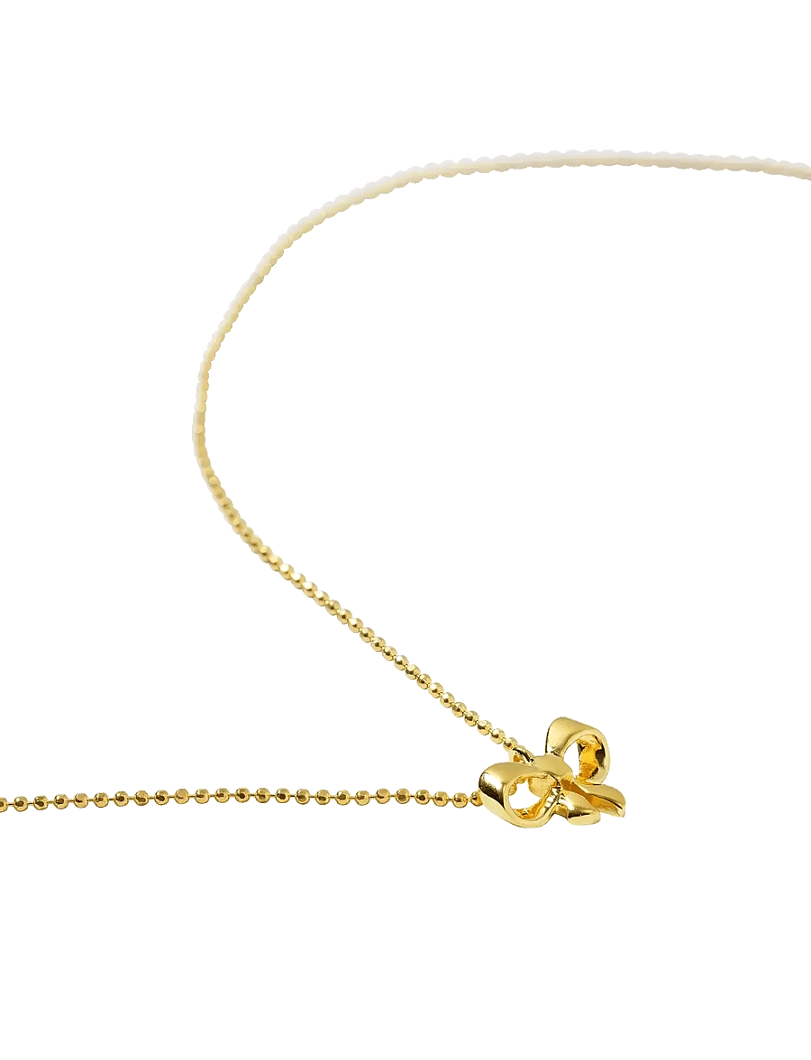 Syster P - Rosie Mini Necklace Gold - halskæder med vedhæng - gold - 1