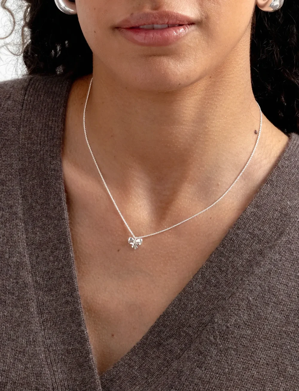 Syster P - Rosie Mini Necklace Gold - halskæder med vedhæng - silver - 0