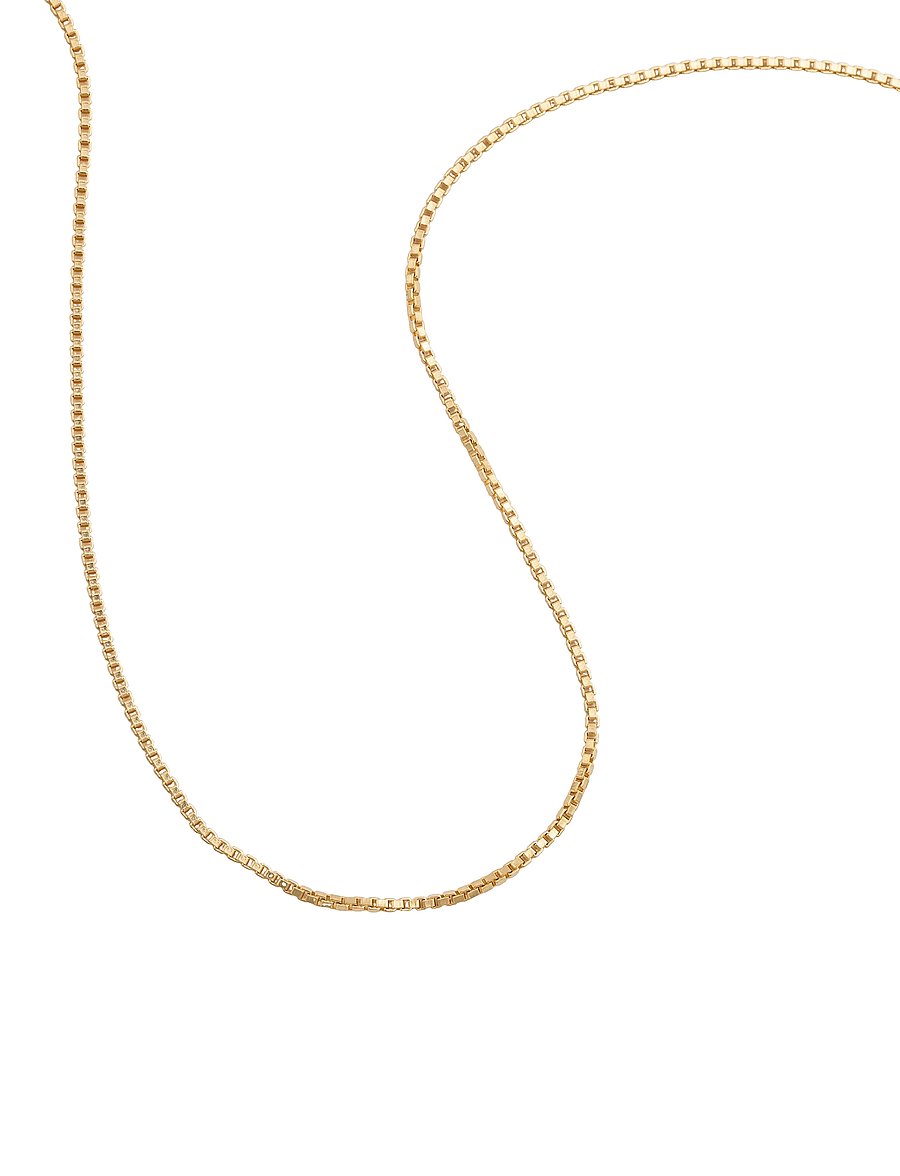 Syster P - Beloved Short Box Chain Gold - halsketten - gold - 2