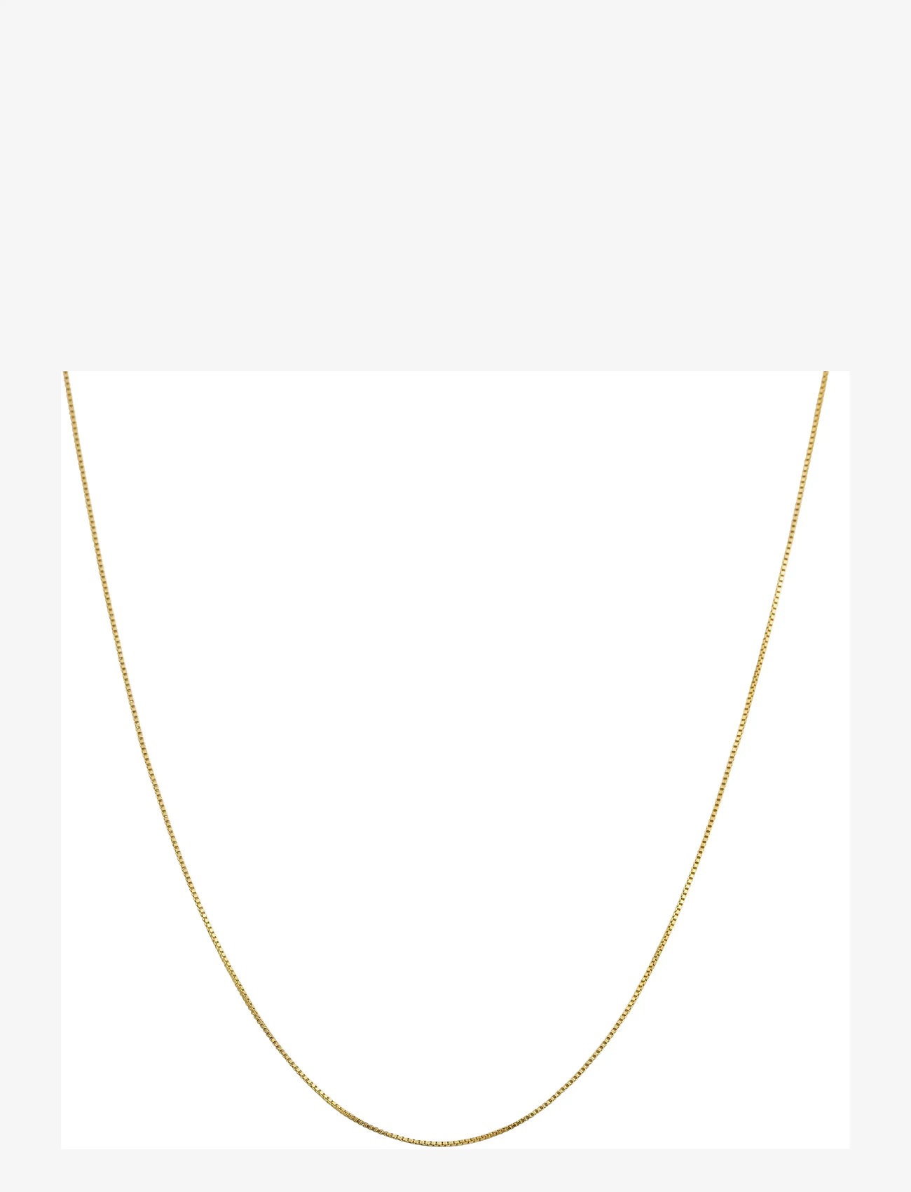 Syster P - Beloved Medium Box Chain Gold - kedjehalsband - gold - 1