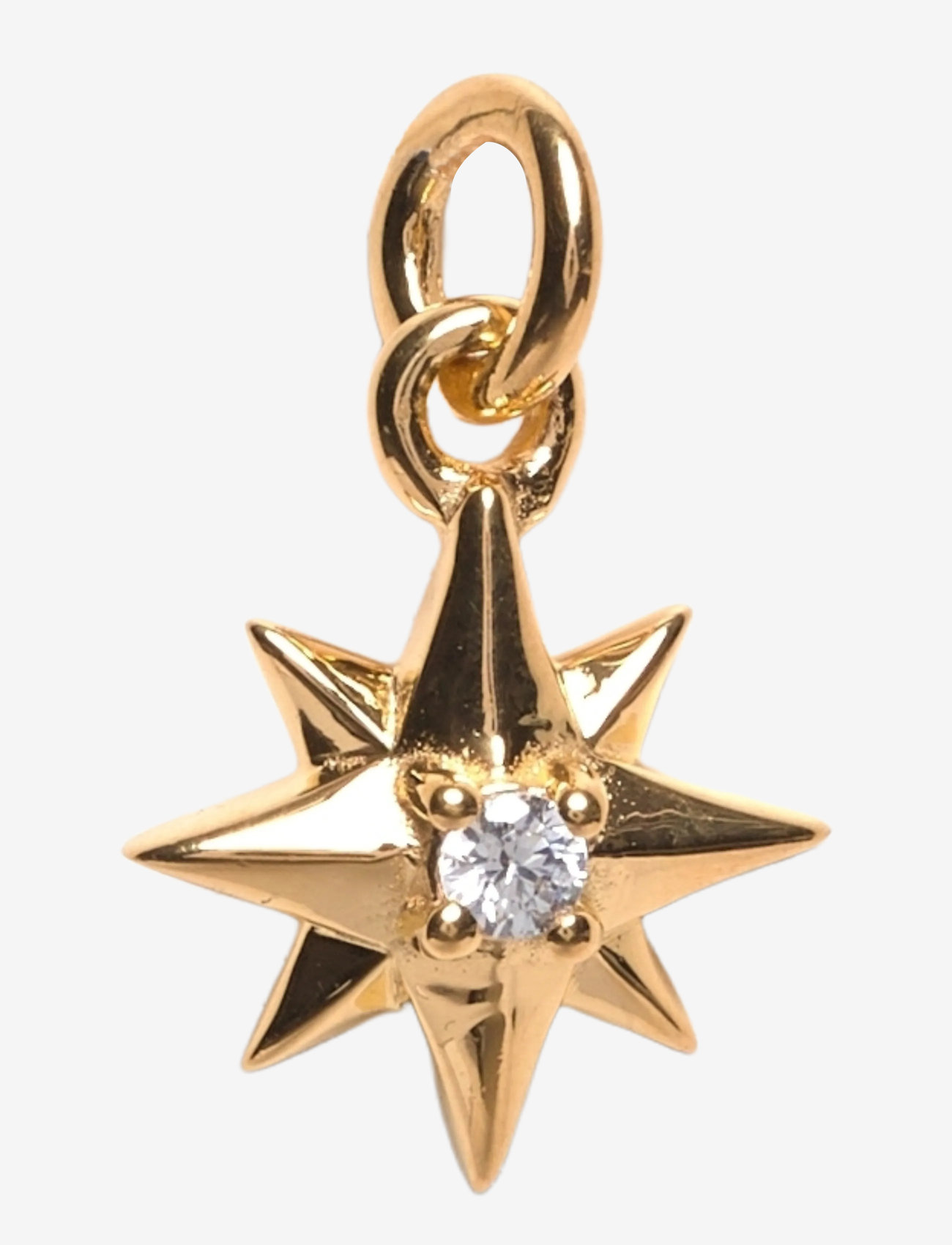 Syster P - Beloved Compass Star Pendant Gold - hängen & berlocker - gold - 1