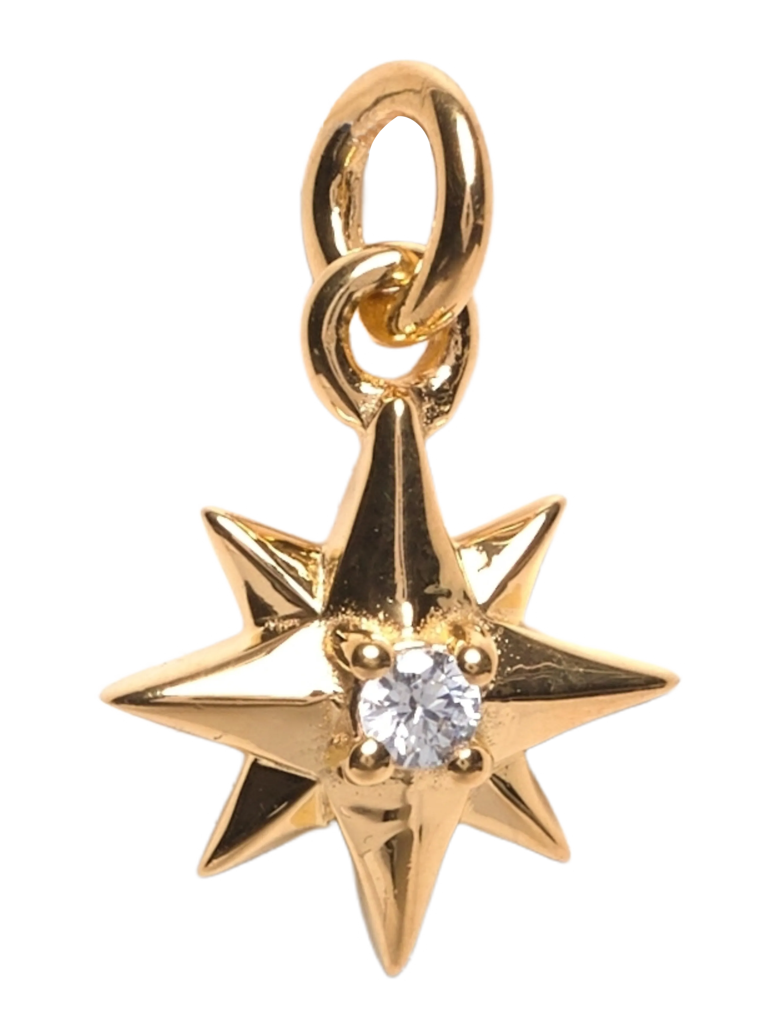 Beloved Compass Star Pendant Gold - GOLD