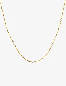 Treasure Multi Pearl Necklace Gold, Syster P