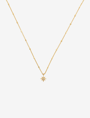 North Star Short Necklace Gold - GOLD