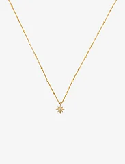 Syster P - North Star Short Necklace Gold - hangandi hálsmen - gold - 1