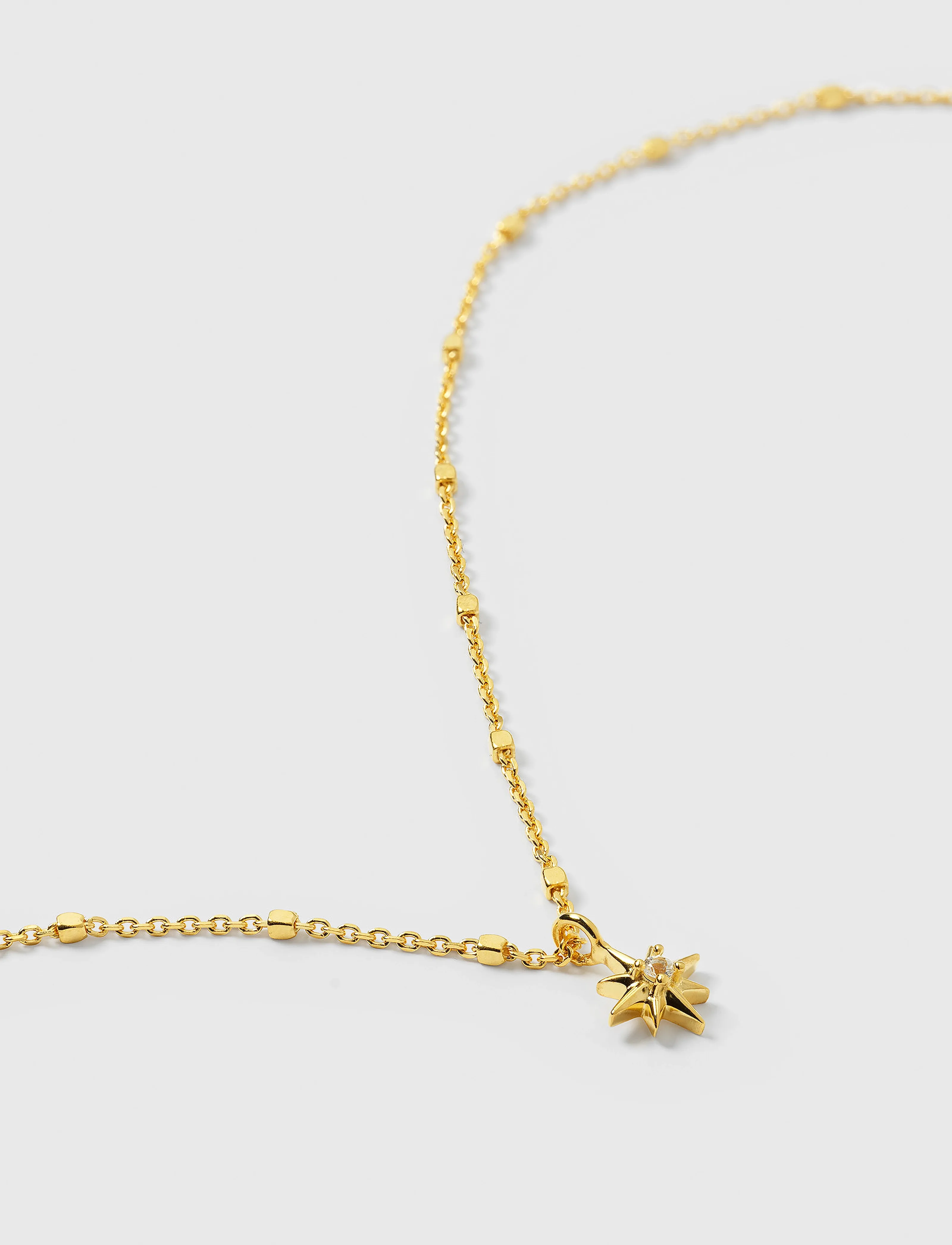 Syster P - North Star Necklace Gold - gold - 2