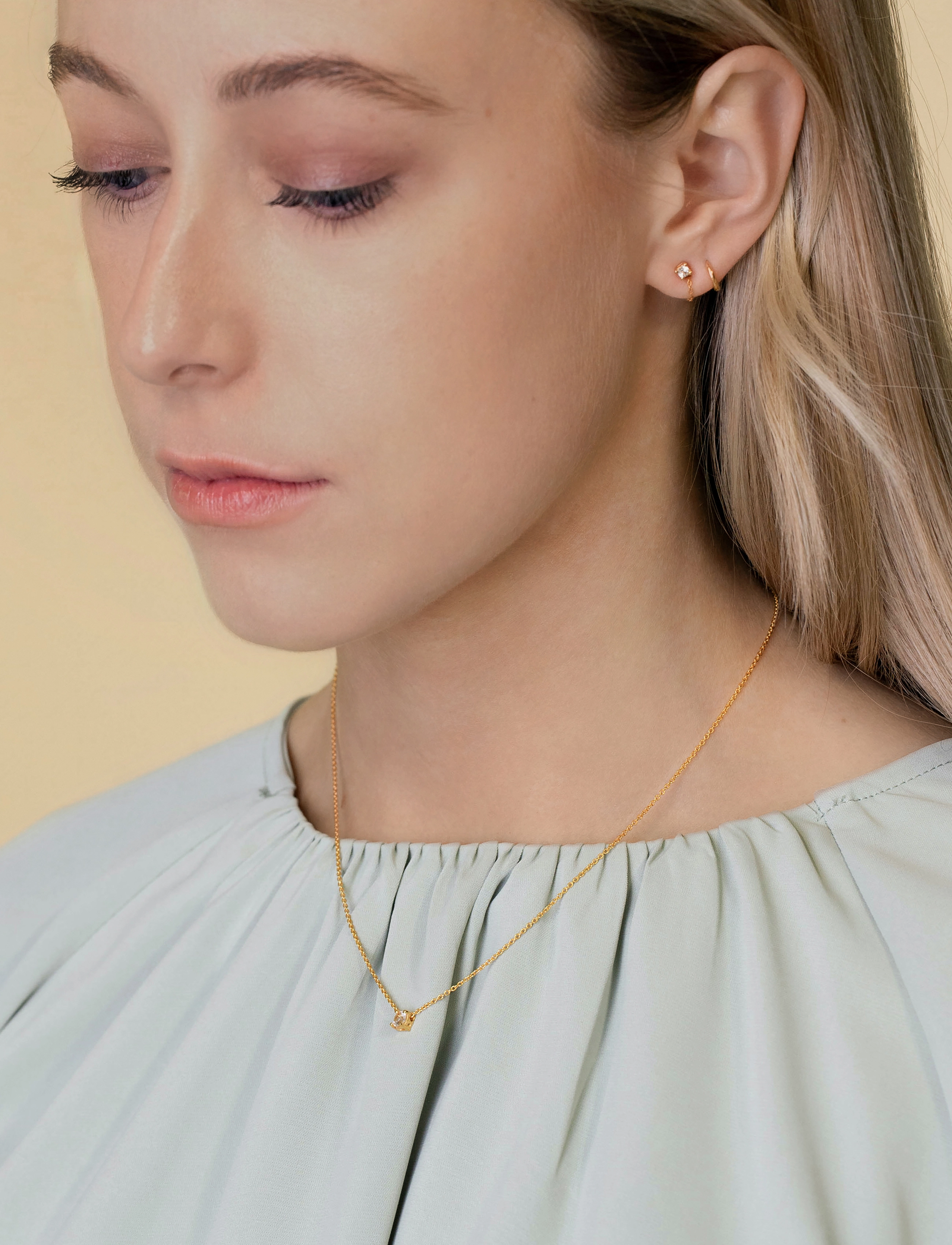 Syster P - Minimalistica Solo Nova necklace gold - gold - 1