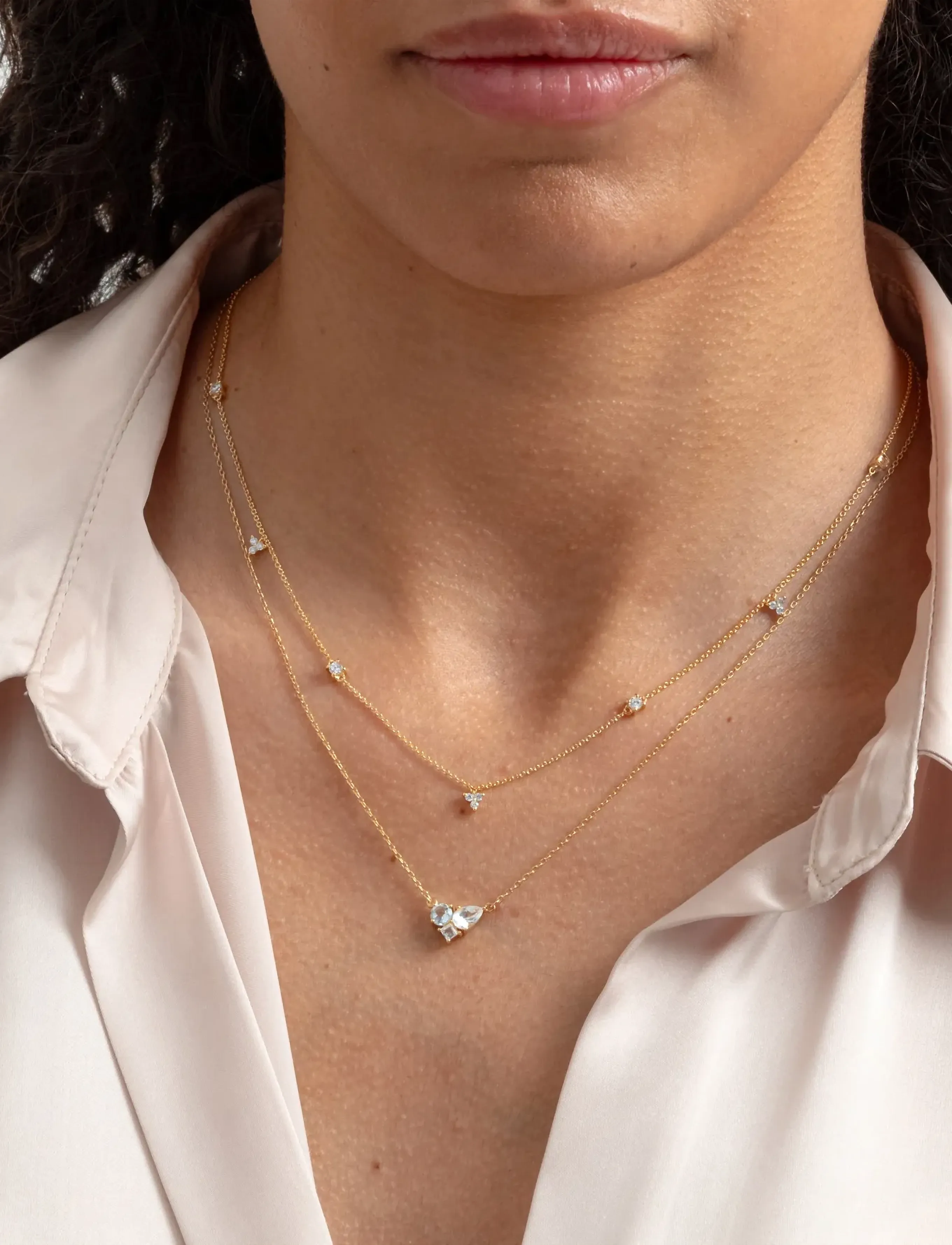 Syster P - Celestia Necklace Gold - gold - 3